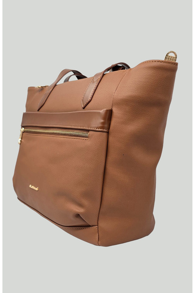 Matmazel Tan Women's Hand and Shoulder Bag 241Ym100