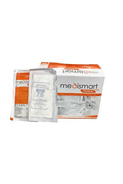medismart Plus Premium Sterile Latex Surgical Gloves (Powder Free, Polymer Co...