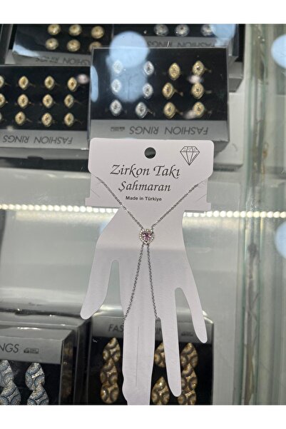 Solvia Officiall Silver Color Pink Heart Shahmeran