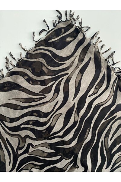 Fureya Smoky Pattern Cheesecloth Writing