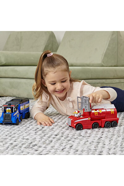 PAW PATROL Big Truck Pups Marshall Figure and Vehicle Set