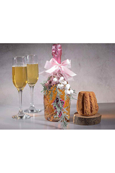 Decorer Τεχνητό κλαδί με ροζ λουλούδι 36 εκ.