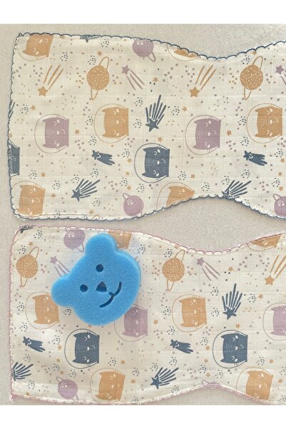 MASALBABY 2-Pack 100% Cotton Organic Colored Muslin Baby Shoulder Cover / Sho...