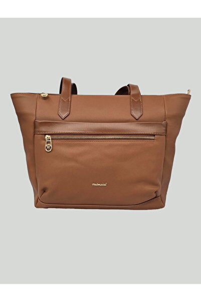 Matmazel Tan Women's Hand and Shoulder Bag 241Ym100