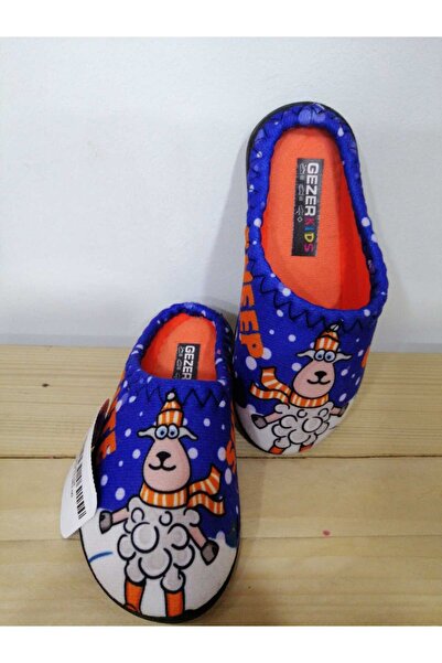 GEZER YENİ SEZON RAHAT TABAN KOYUN DESENLİ KIŞLIK ERKEK ÇOCUK EV TERLİĞİ