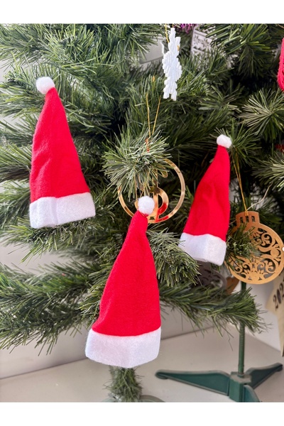 Mini Tasarım Atölyem Tiny Christmas Hats Tree Ornament