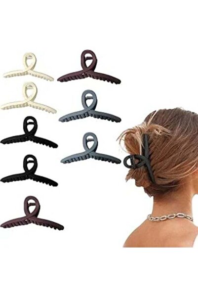 Sky Shine Extra Large No-Slip Claw Hair Clips for Thick & Long Hair (8 pcs)