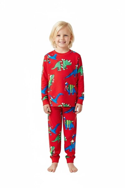 morbella New Year Themed Unisex (Girls-Boys) Pajama Set Long Sleeve - Printed...