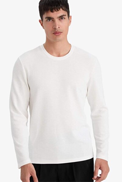DeFacto Slim Fit Slim Fit Crew Neck Sweatshirt (25 Au)