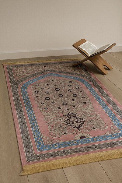 Sayra Home Dekoratif Dijital Baskılı Halı Seccade