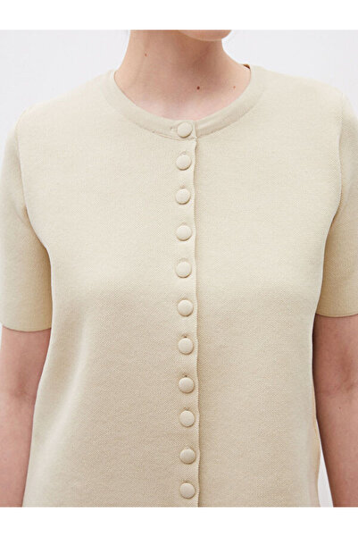 LC Waikiki Crew Neck Women's Knitwear Cardigan