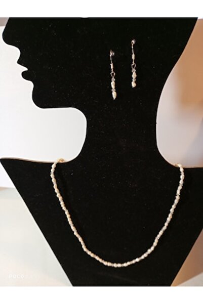 OEM Handmade Cultured Pearl Jewelry Set (Necklace & Earrings)