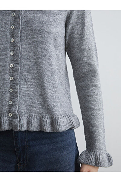 LC Waikiki Crew Neck Women's Knitwear Cardigan