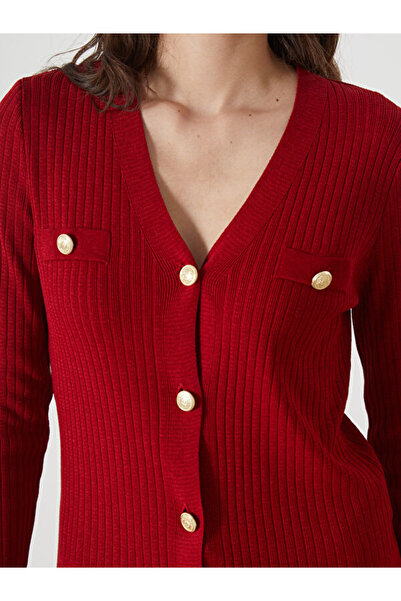 LC Waikiki V-Neck Women's Knitwear Cardigan