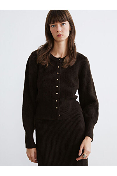 LC Waikiki Crew Neck Women's Knitwear Cardigan