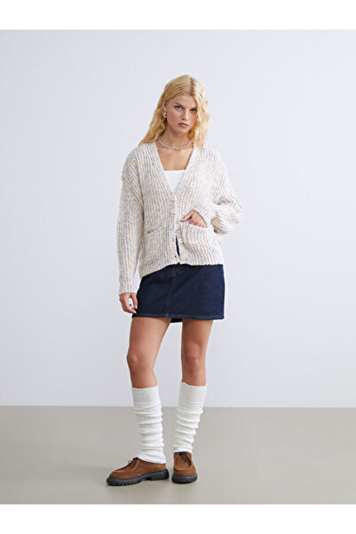 LC Waikiki V-Neck Women's Knitwear Cardigan