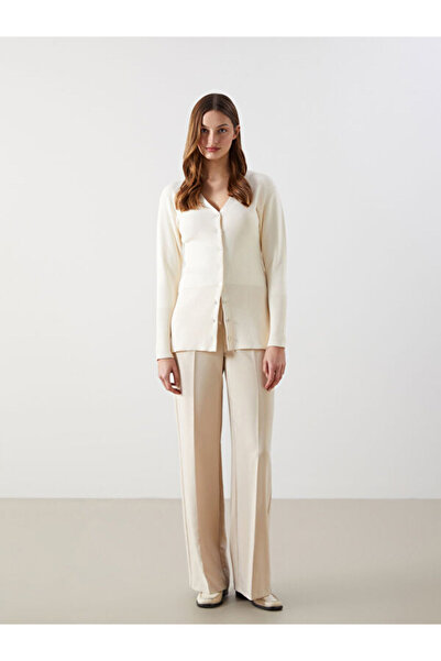 LC Waikiki V-Neck Women's Knitwear Cardigan