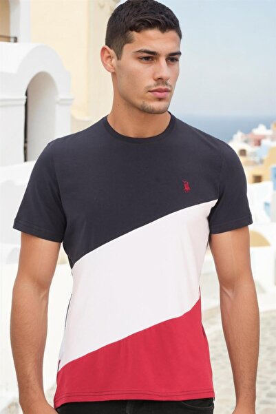 Dewberry T8590 Men's T-Shirt-Dark Navy Blue