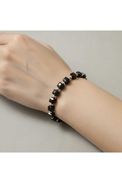 Ralp Moda سوار من حجر الكريستال 17 سم + سلسلة 5 سم