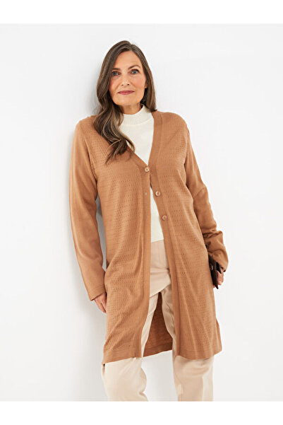 LC Waikiki V-Neck Women's Knitwear Cardigan