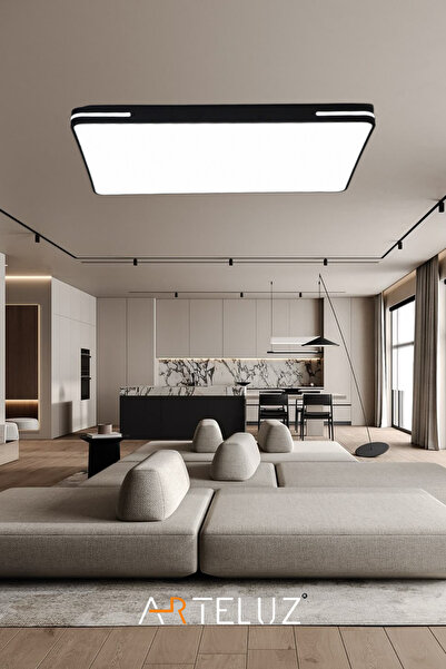 ARTELUZ KARE MODEL MODERN PLAFONYER AVİZE (90X60 CM)