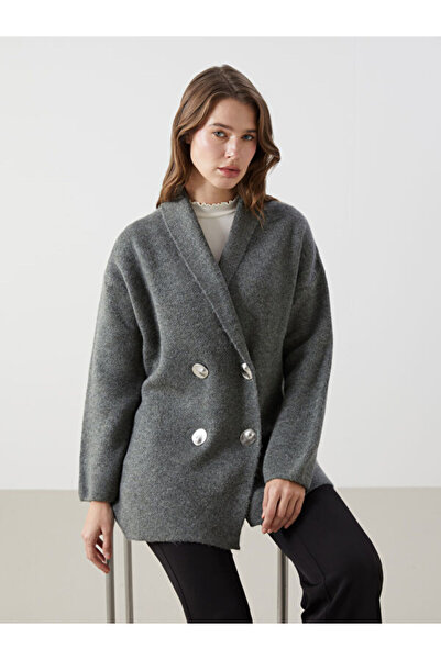 LC Waikiki Shawl Collar Women's Knitwear Cardigan