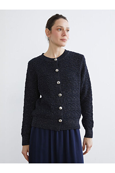 LC Waikiki Crew Neck Women's Knitwear Cardigan