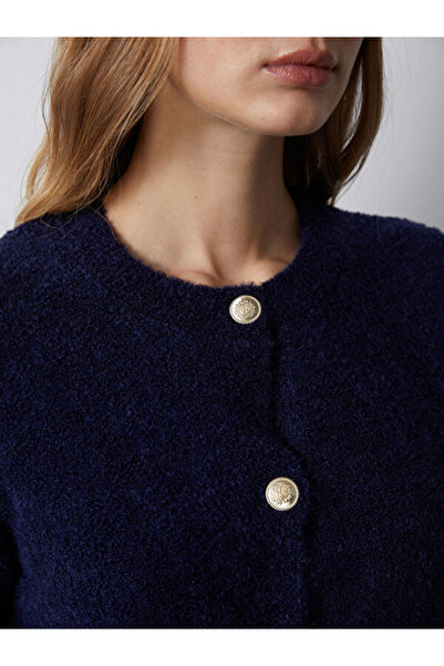 LC Waikiki Crew Neck Women's Knitwear Cardigan