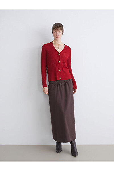 LC Waikiki V-Neck Women's Knitwear Cardigan