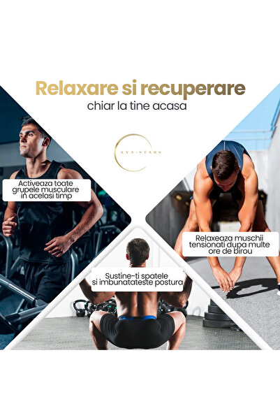 AVA-STARS EMS Fitness Pants for Men — Muscle Electro-stimulation for Light Exercises