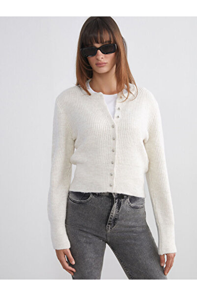 LC Waikiki Crew Neck Women's Knitwear Cardigan
