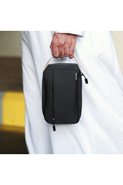 lnkoo Wiwu Durable Divided Hand Bag for Organizing Electronic Accessories - Black