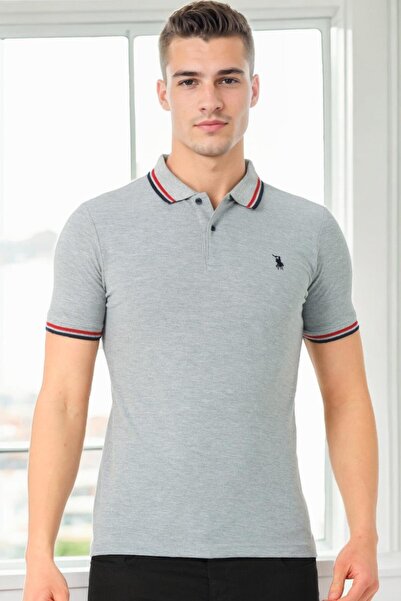 Dewberry T9594 Men's T-Shirt-Grey