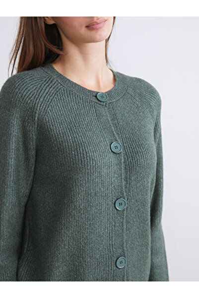 LC Waikiki Crew Neck Women's Knitwear Cardigan