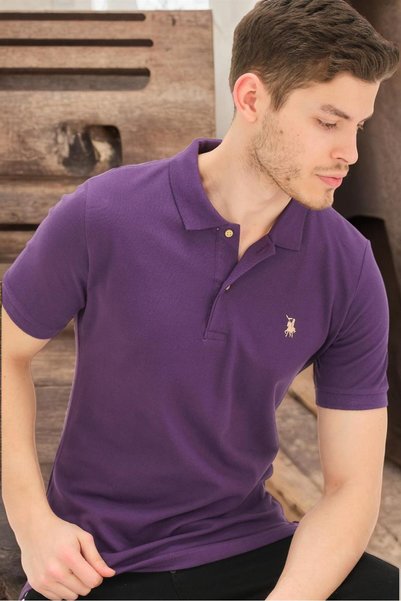 Dewberry T8561 Men's T-Shirt - Light Purple
