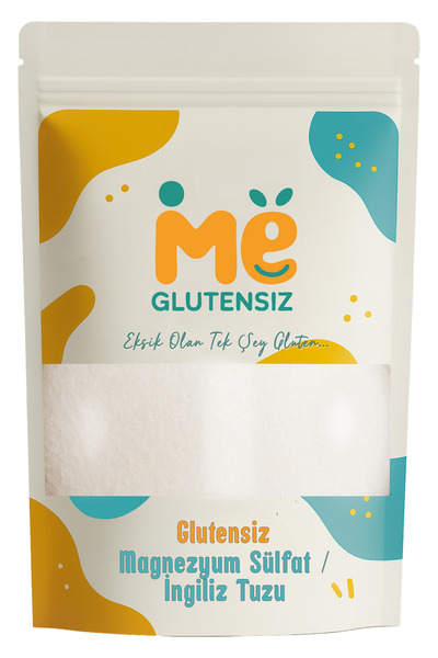 Glutensiz Me 1 Kg Glutensiz İngiliz Tuzu - Magnezyum Sulfat - Epsom (Saf, Doğ...
