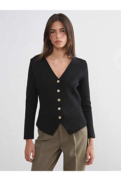 LC Waikiki V Yaka Kadın Triko Hırka