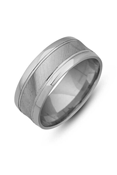 Gumush Hk Gümüş Alyans Desenli Rodyum |Gümüş Takı Hediyelik Ürünler