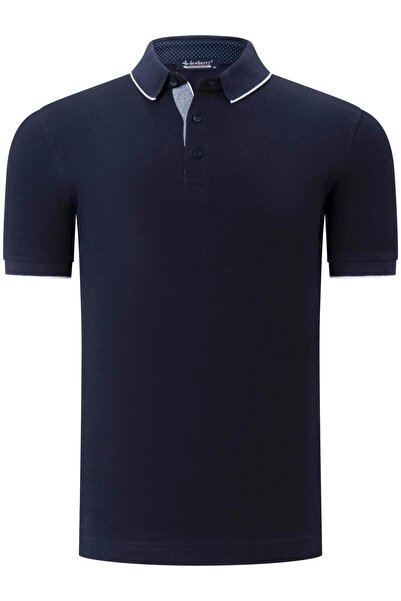 Dewberry T8579 Men's T-Shirt-Dark Navy Blue