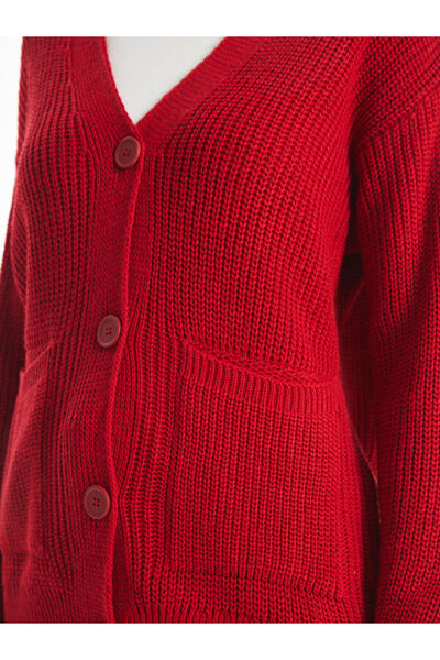 LC Waikiki V-Neck Women's Knitwear Cardigan