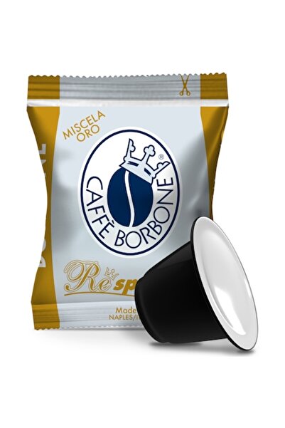 Borbone Capsule de cafea Resproso Oro, compatibile cu Nespresso, 50 de capsule, 250 g