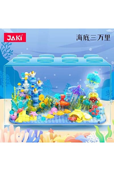 Cici Oyuncak Jaki Akvaryum Bloklar Yapı Birleştirme Under The Sea 597 Parça E...