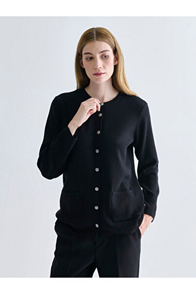 LC Waikiki Crew Neck Women's Knitwear Cardigan