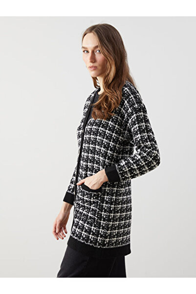 LC Waikiki Sparkling Choices V Planting Embroidered Women's Knitwear Cardigan...