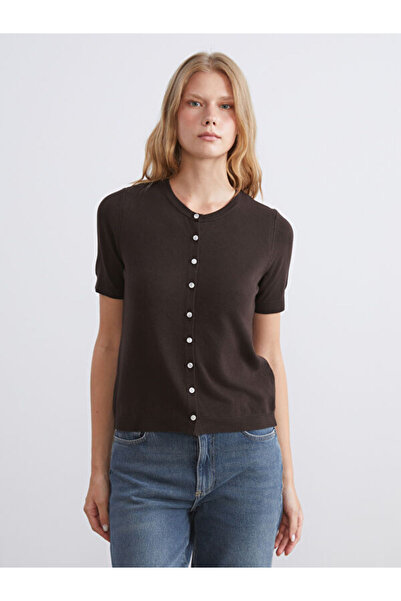 LC Waikiki Crew Neck Women's Knitwear Cardigan