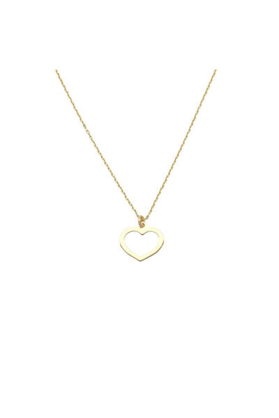 Bijuteria SORELLY Lanț de aur de 14k, contur de inimă