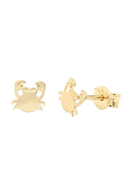 Bijuteria SORELLY 14k Gold Crab Earrings
