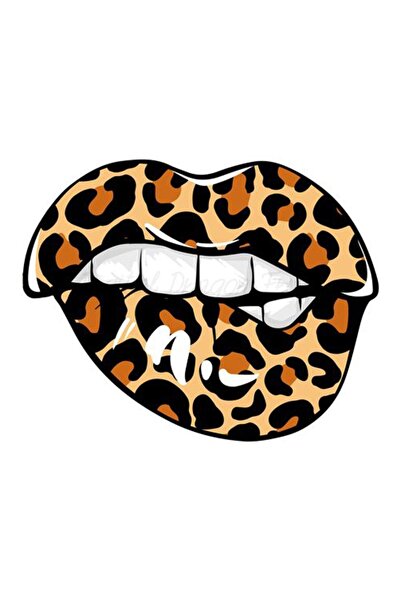 Hobi Butik Leopar Dudak Araba, Motorsiklet, Kask, Laptop, Cam Sticker 14x10 Cm