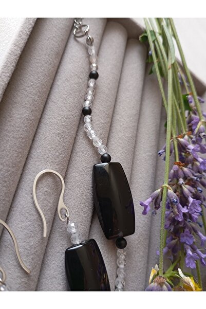 OEM Onyx bracelet and earrings set 3 cm x 1.5 cm x 0.5 cm