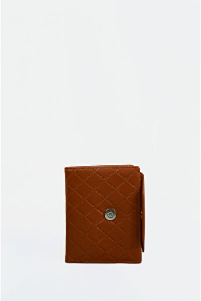 Mazel Design 657 Genuine Leather Signature Quilted Mini Wallet - Modern, Luxurious Textured Design